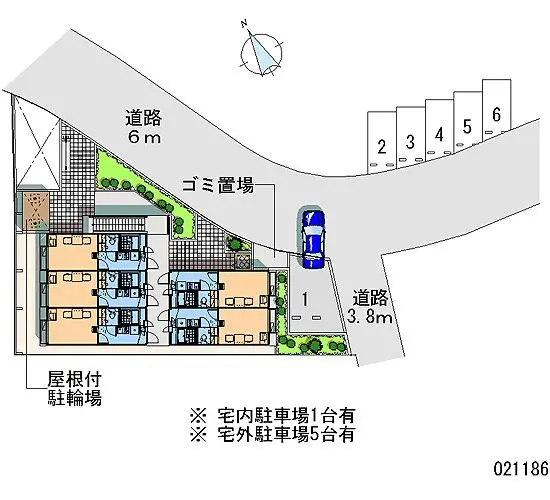 ★手数料０円★伊勢原市高森７丁目　月極駐車場（LP）